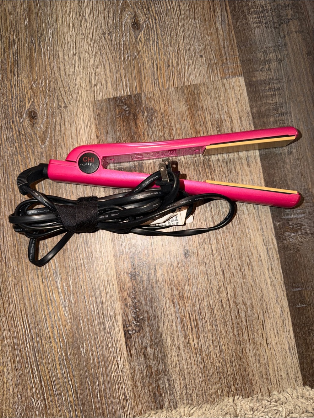 Pink Ceramic Hair Straightener Flat Iron - Professional Styling
